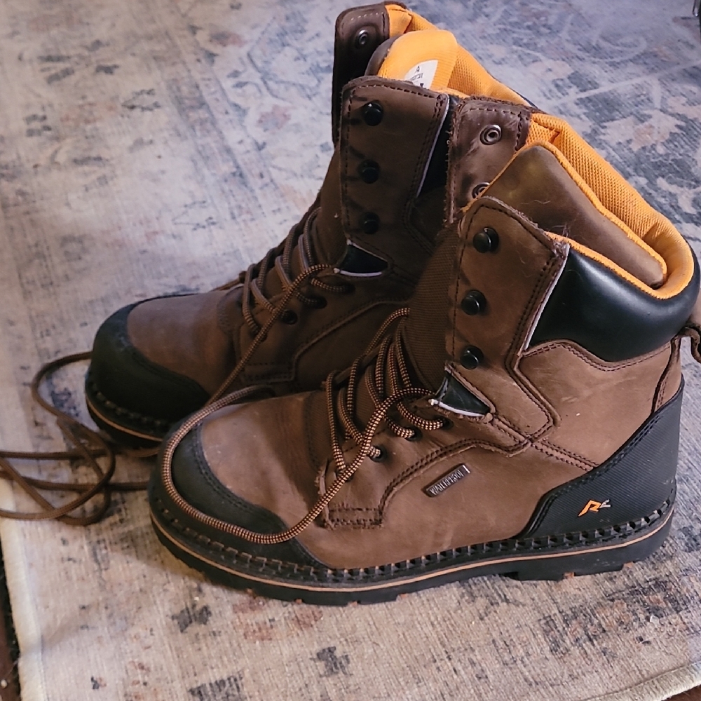 Rugged Brown Leather Boots